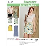 Simplicity US8133A Easy to Sew Women's Wrap Skirt