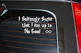 I Solemnly Swear I'm up to No Good Harry Potter Decal Bumper Sticker 4.5