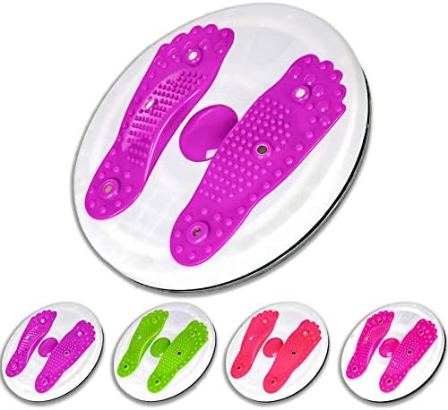 Twisting Waist Disc, Magnetic Therapy Twister Board Foot Massage Torsion Plate Balance Rotating Board for Aerobic Exercise, Fitness, Body Shaping