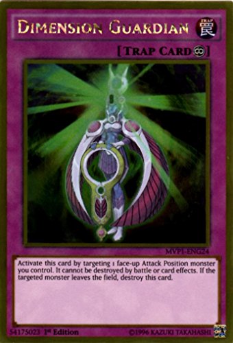 Yu-Gi-Oh! - Dimension Guardian (MVP1-ENG24) - The Dark Side of Dimensions Movie Pack Gold Edition - 1st Edition - Gold Rare