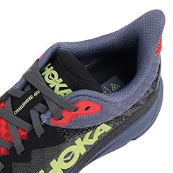 Hoka Men's Challenger 7 Sneaker, Obsidian/Anchor, 9.5