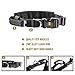 OneTigris Tactical Dog Collar with Handle and UTX-duraflex Buckles Adjustable Nylon Collar Fit Medium to Large Dog with 17'' - 24.2'' Neck Girth (Tan)