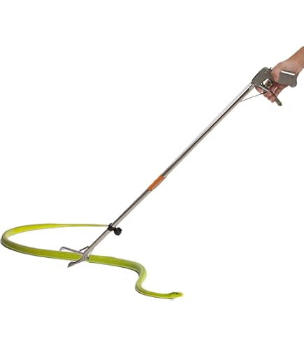 Pinza Plegable Para Serpientes Y Anguilas | Acero Inoxidable | Herramienta De Seguridad Para Jardín, Camping O Limpieza