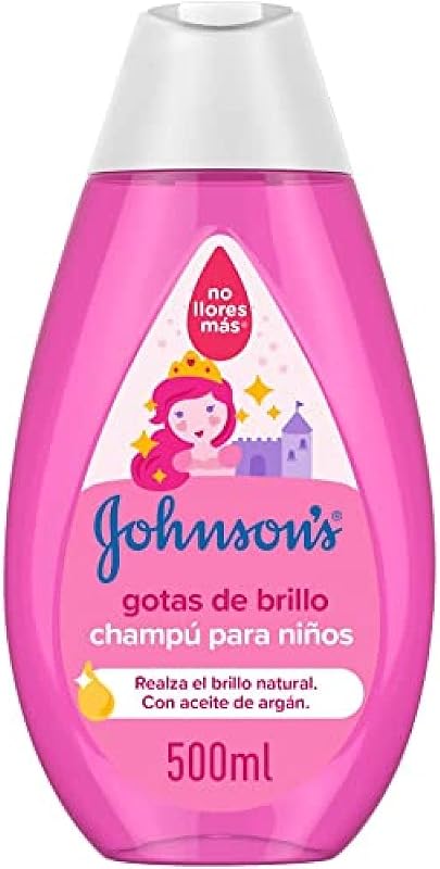 JOHNSON'S - Johnsons Gotas De Brillo Champú Para Niños 500ml