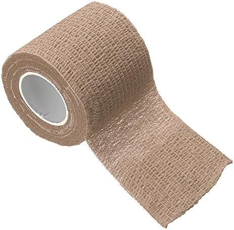 YMCHE 5cm × 5m Medical Wrap Tape Bulk,Self Adherent Rap Tape,Self Adhering Stick Bandage