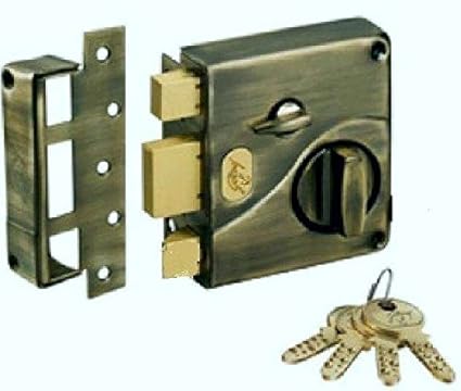 Godrej Ultra Tribolt 1CK Deadbolt - Antique Brass (Free Installation)