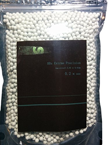 0.20g 5000 6mm Plastic Pellets /Airsoft Ammo / Airsoft Bullets / Bb