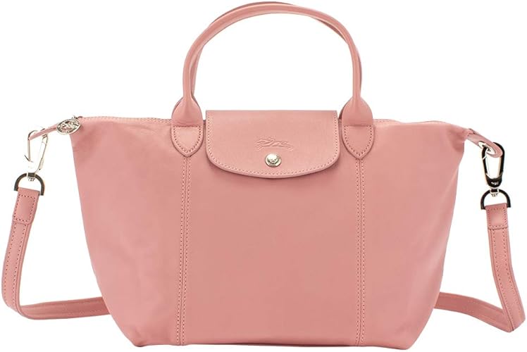 Amazon ロンシャン Longchamp ル プリアージュ キュイール トートバッグ S ハンドバッグ ショルダー レザー 1512 737 A80 Blush Le Pliage Cuir レディース バッグ 折りたたみ 並行輸入品 ショルダーバッグ