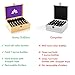 Essential Oil Box - Wooden Storage Case Holds 35 Bottles and Tall Roller Balls. Natural Pine Wood Oils Organizer. Free EO Labels & Foam Pad. Best For Keeping 5ml 10ml, 15ml & 1oz 30 ml Bottle Safe.