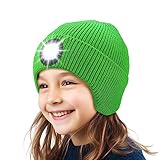 TOUCH TWO LED Beanie Hat with Light for Kids, USB