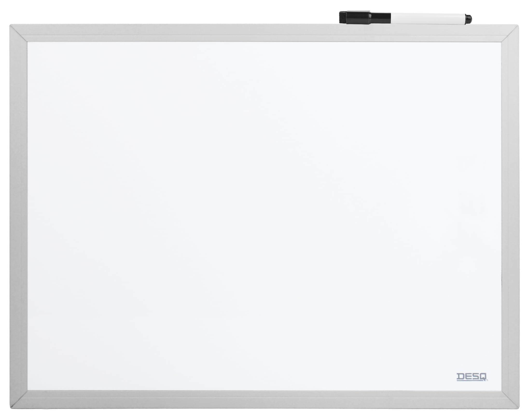 Desq 4201 Whiteboard Magnetic Board 30 x 40 cm Magnetic Whiteboard Marker with Integrated Felt Wiper