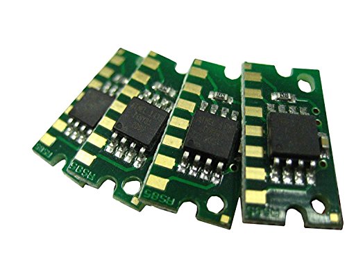 AAA Compatible Toner Chip Replacement for Konica Minolta Bizhub C35, C35P (TNP22) (Black, Cyan, Magenta, Yellow, 4-Pack)