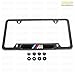 BMW Carbon Fiber Look License Plate Frame with M Logo