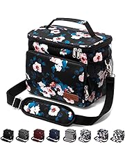 Insulated Lunch Box for Men Women - Leakproof Reusable Lunch Bag with MOLLE Webbing for Office Work School Picnic Gym, Freezable Cooler Tote Bag with Adjustable Shoulder Strap for Tactical Adult/Kids