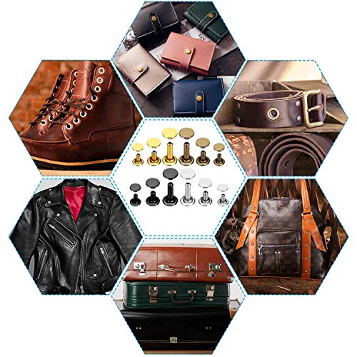 5 Leather+Rivets+Shynek+Double+Setting