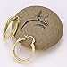 Juvel Jewelry Fashion Noble Style 14K Gold Plated Hoop Earrings 3 Circles Round Shape For Party
