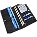 Outrip Rfid Leather Womens Long bifold Wallets Clutch Slim Front Pocket Wallet
