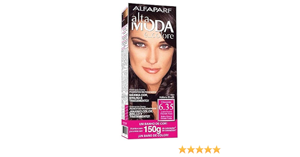 Tintura Permanente Alta Moda 6.35 Louro Escuro Dourado Acaju Unit (7898468503644)