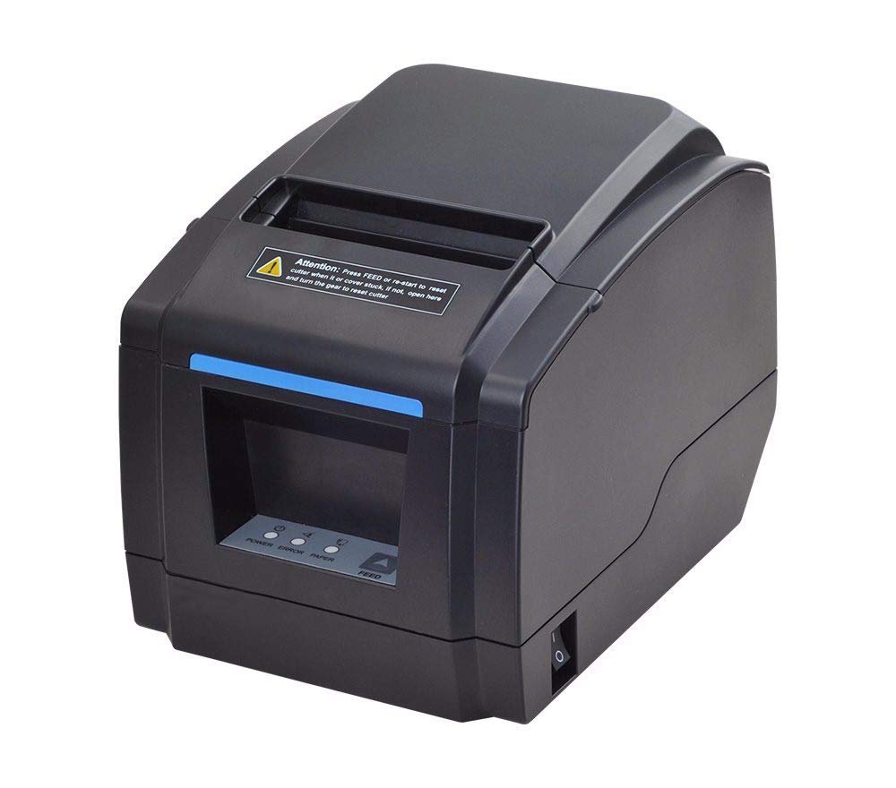 MUNBYN 80mm High Speed Printing Thermal Receipt Printer POS Printer with Auto Cutter Printer USB Serial Ethernet Windows Driver ESC/POS Support Cash Drawer Linux Windows