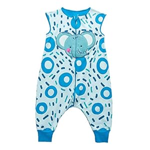 Peuter Slaapzak 1.5 Tog Baby Slaapzak met Benen Rits Front 3-5 Jaar