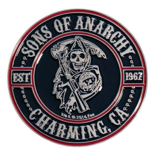 Toyfair Exclusive Mezco Sons of Anarchy Limited Edition Challenge Coin & 2014 Toy Catalog