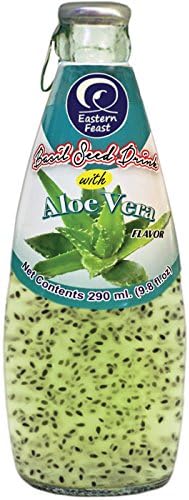 Basil Seed Drink, 290ml (4 PACK) | Eastern Feast (Aloe Vera)