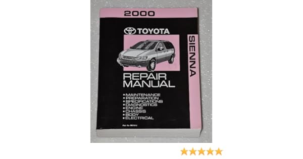 2000 toyota sienna manual pdf