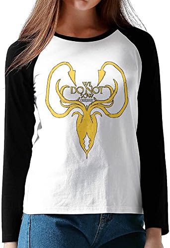Women's Game Of Thrones House Greyjoy Long Raglan Sleeve Retro Baseball Shirts