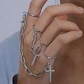 Amazon.com: Aimimier 12 Pcs Bohemian Stackable Joint Knuckle Ring Set ...