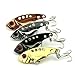 Chinatera 8Pcs Metal VIB Fishing Lure Bass Crankbait Spinner Blade Floating Rattles Treble Hooks