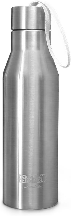 Landnics Stainless Steel Water Bottle, 25oz Vacuum Insulated Bottle Portable Leak-Proof Sports Water Bottle Double Wall Thermos Flask Keep Cold 24hrs /Hot 12hrs, BPA Free
