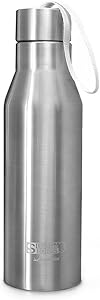 Landnics Stainless Steel Water Bottle, 25oz Vacuum Insulated Bottle Portable Leak-Proof Sports Water Bottle Double Wall Thermos Flask Keep Cold 24hrs /Hot 12hrs, BPA Free