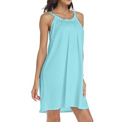 Poulax Womens Summer Causal Solid Color Beach Dress Dominican Republic |  Ubuy