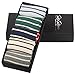 RioRiva Men Formal Colorful Patterned Dress Socks Mid Calf Designed Cotton Blend US 7-11/8-14 For Business Casual