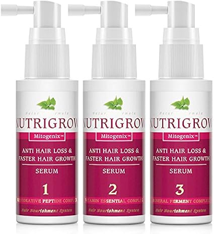 Nutrigrow Serum Set 3 X 60ml Amazon Co Uk Beauty