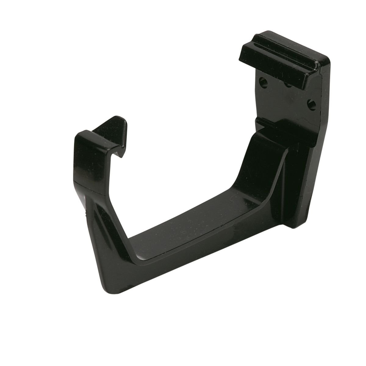 Black Square Line Fascia Bracket 114mm Pack of 10