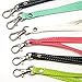 Cellto Colorful Hand Wrist Straps 6pcs Pack [with Lock] for Cellphones/Cameras/USB Drives/Keychains/ID Name Tag Holders or Other Portable Items - Black/White/Mint/Navy/Green/Pink
