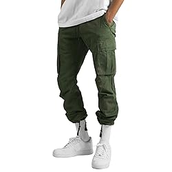 Joggers Set for Men Mens Elastic Ankle Sweatpants