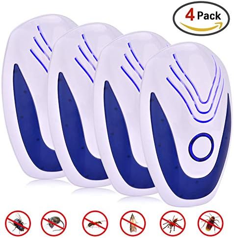 Framy 4pcs Ultrasonic Mice Repeller Electronic Ultrasound Mouse Insect Reject Anti Mosquito Repellent Cockroach Bug Rat Rejection