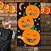 Lulu Home Pumpkin Bean Bag Toss Games, Halloween Party Games for Kids and Decorations with 3 Bean Bags