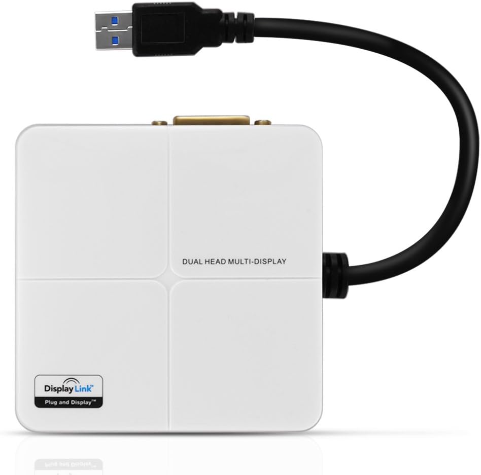 TNP USB 3.0 to HDMI & DVI/VGA + RJ45 Gigabit Ethernet Network Adapter ...