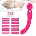 RZWD Charge Waterproof Female Vibrator - 10 Powerful Vibrator - Silicone Grade Female Vibrator and Rabbit Vibrator (rose red)