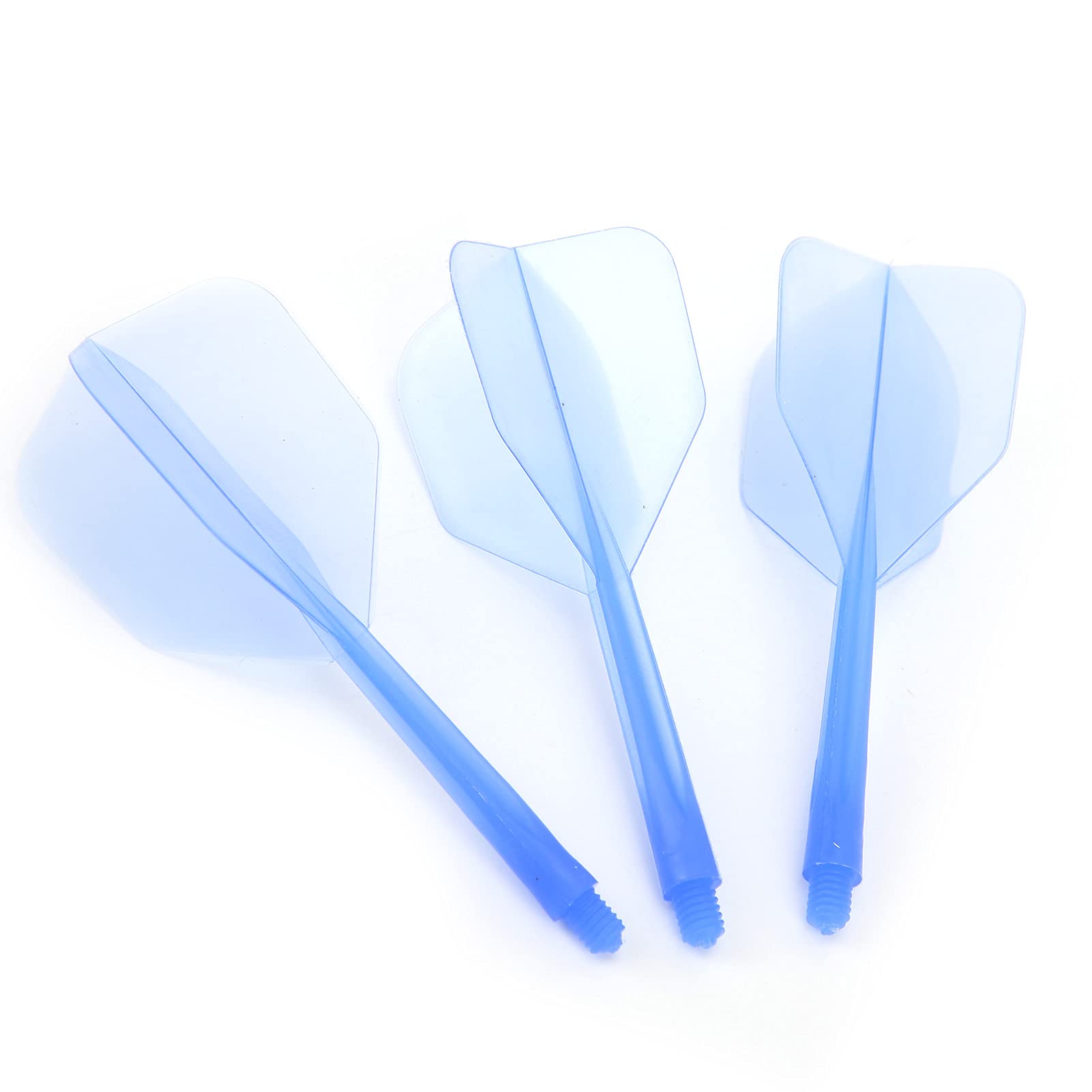 VGEBY 3 Integrated Dart Flights and Rods, Anti-Breakage Dart Accessory Kit(Blue)
