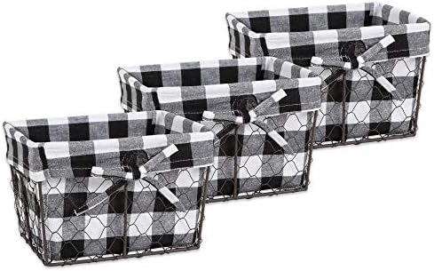 Amazon Com Dii Vintage Chicken Wire Baskets For Storage Removable