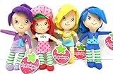 Strawberry Shortcake Plush and Friends Blueberry Muffin, Plum Pudding, Lemon Meringue 10 Inches Medium Size