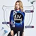 ZIONOR Full Body Sport Rash Guard Dive Skin Suit for Swimming Snorkeling Diving Surfing with UV Sun Protection Long-Sleeve for Women Black (XX-Large)