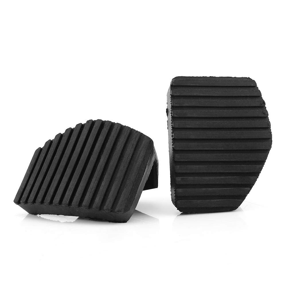 Clutch Brake Pedal Cover, 1 Pair Brake Pedal Rubber Cover Clutch Pedal Cover Pad for 1007 207 208 301 C3 C4 C6 C8