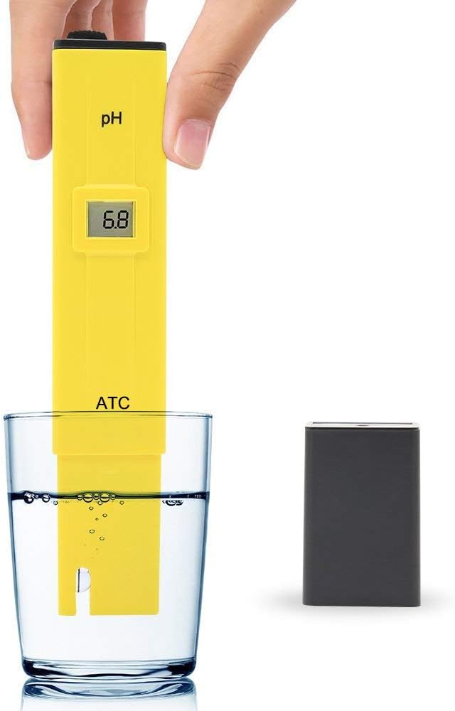 Digital PH Meter, Anlock Pocket Water Tester LCD Screen Hydroponics Pen for Drinking Water, Food, Fishing Tank, Swimming Pool, 0.00-14.00 Measurement Range