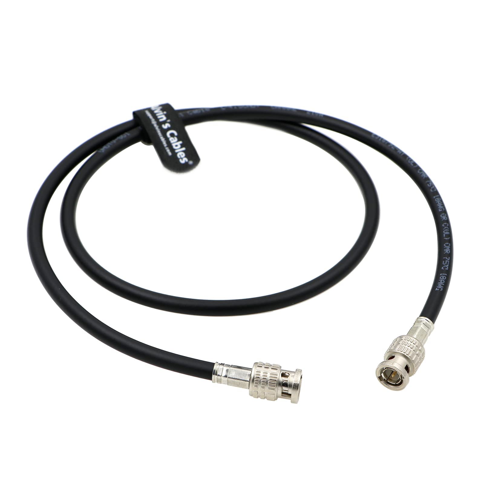 Alvin’s Cables 12G BNC HD SDI Coaxial Cable 75Ohm 4K UHD BNC Male to Male Video Cable 1m/39.7Inches