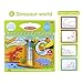 Jenilily Water Drawing Coloring Book Doodle with Pen Painting Board for Children Education Toy (E Dinosaur World)